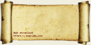 Jordanka Parton vizit kartica